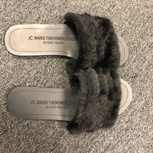 New! Black/Ivory sandals